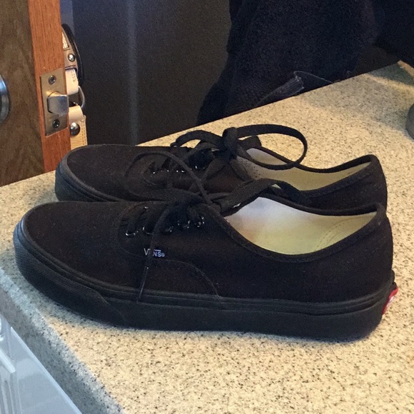 Vans Shoes - Vans, black canvas, sz women’s 8